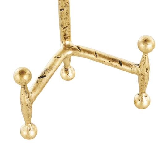 Gold Metal Slim Display Easel with Ball Accent Set
